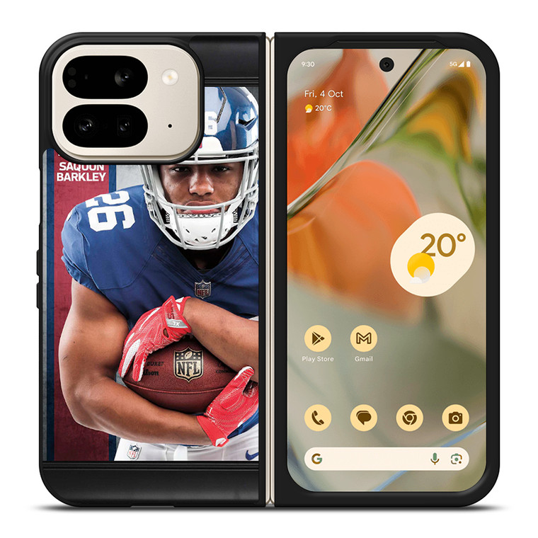 NEW YORK GIANTS SAQUON BARKLEY 2 Google Pixel 9 Pro Fold Case Cover