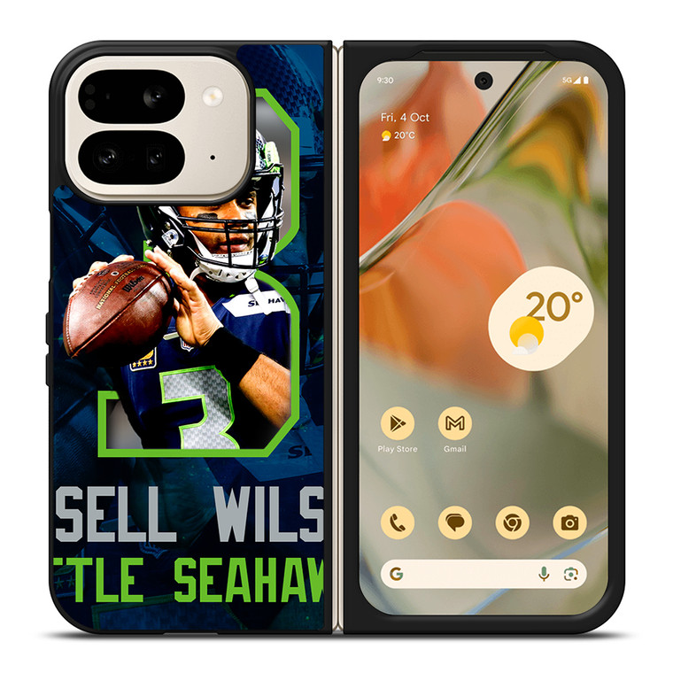 RUSSELL WILSON 3 SEATTLE SEAHAWKS Google Pixel 9 Pro Fold Case Cover