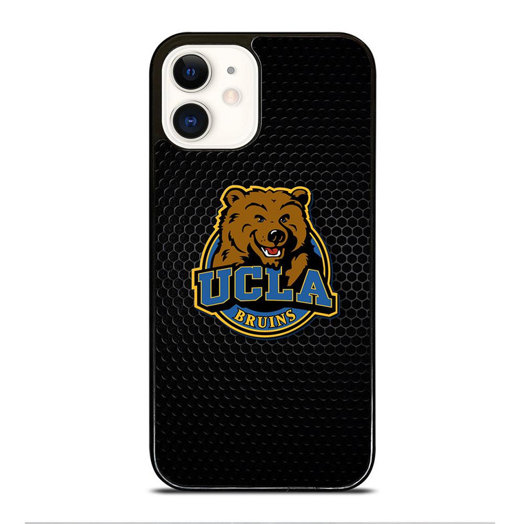 UCLA BRUINS METAL LOGO iPhone 12 Case Cover