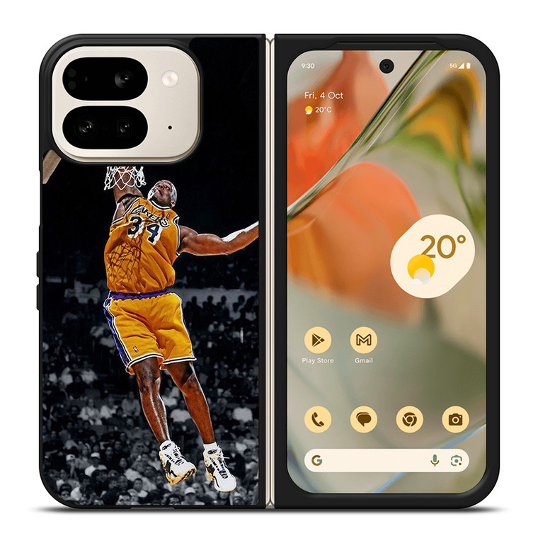 SHAQUILLE O'NEAL LA LAKERS JUMP Google Pixel 9 Pro Fold Case Cover