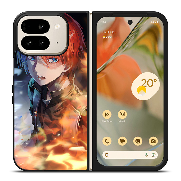 SHOTO TODOROKI FACE MY HERO ACADEMIA Google Pixel 9 Pro Fold Case Cover
