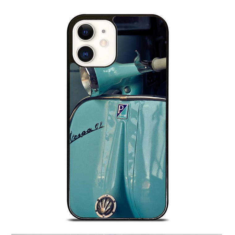 VESPA PIAGGIO BLUE iPhone 12 Case Cover