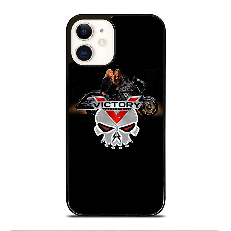 VICTORY MOTORCYCLES SKULL iPhone 12 Case Cover