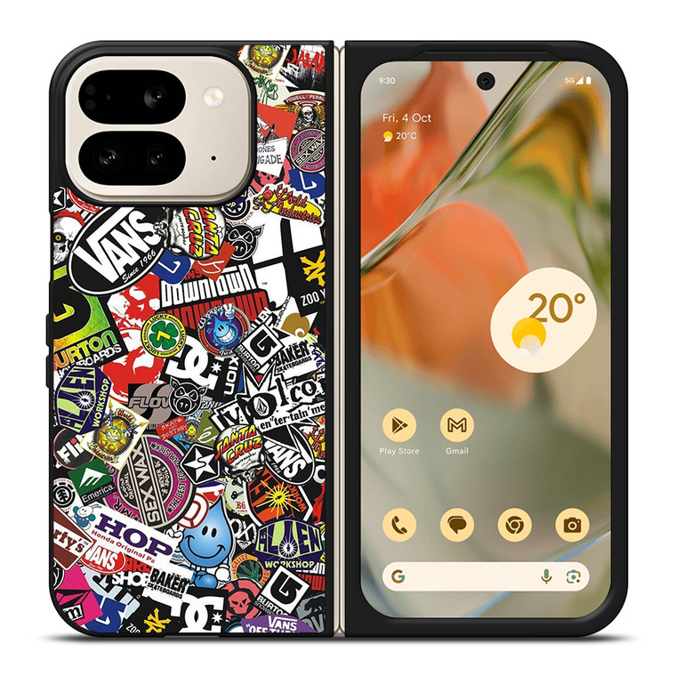 STICKER BOMB DC Google Pixel 9 Pro Fold Case Cover