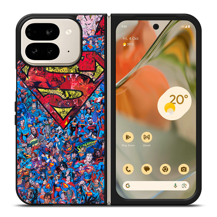 SUPERMAN SUPERHERO LOGO Google Pixel 9 Pro Fold Case Cover