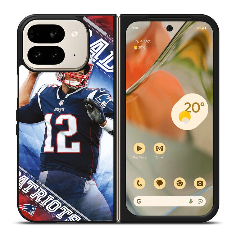 TOM BRADY PATRIOTS 4 Google Pixel 9 Pro Fold Case Cover