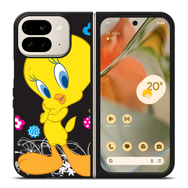 TWEETY BIRD FLORAL 2 Google Pixel 9 Pro Fold Case Cover