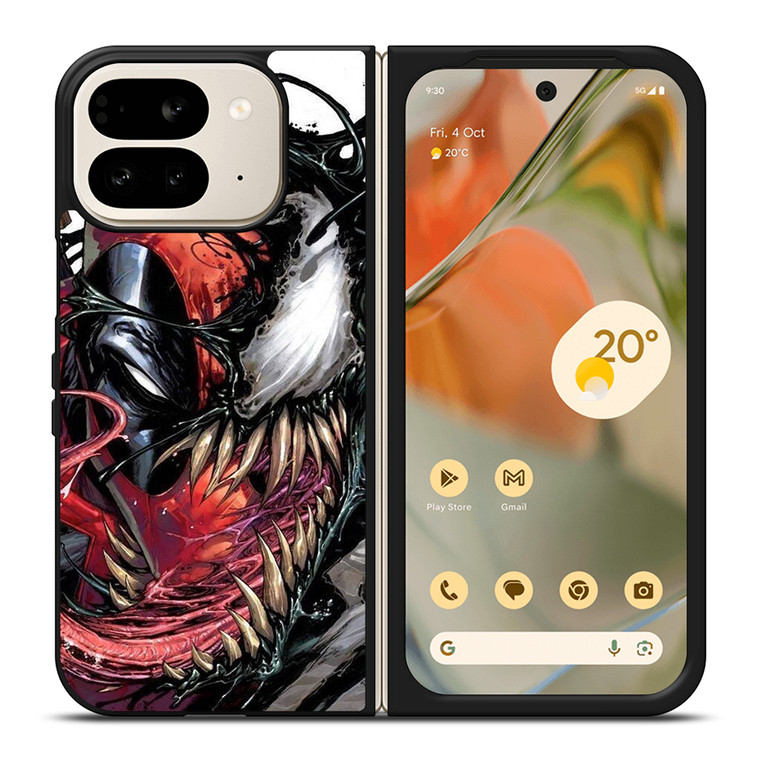 VENOM X DEADPOOL Google Pixel 9 Pro Fold Case Cover