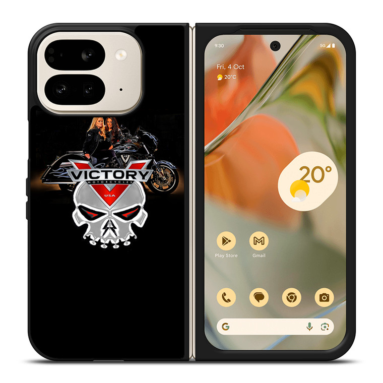 VICTORY MOTORCYCLES SKULL Google Pixel 9 Pro Fold Case Cover