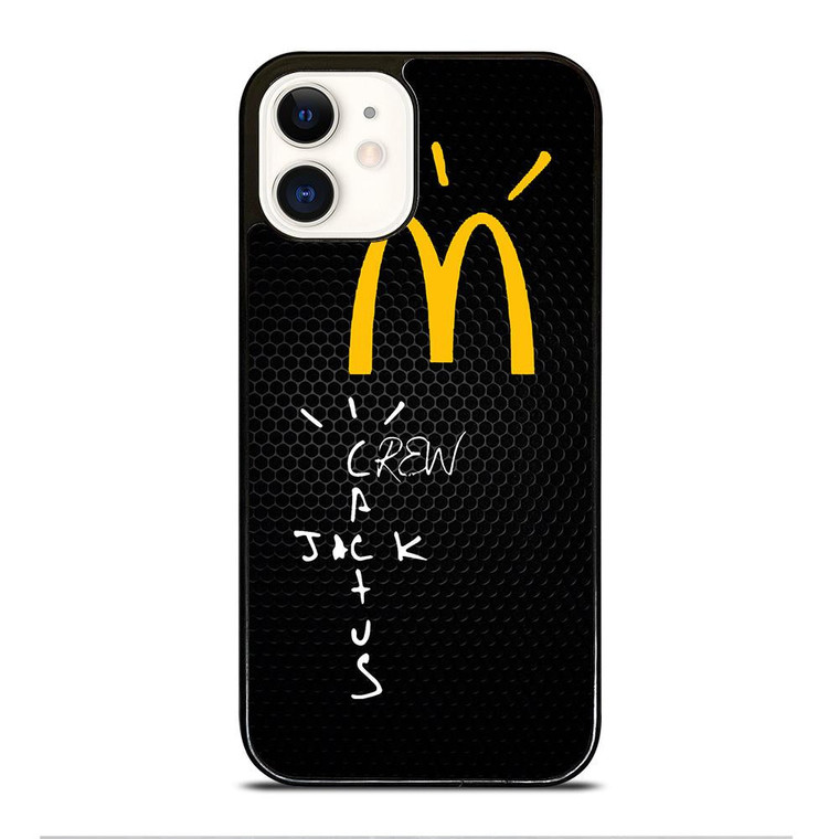 CACTUS JACK TRAVIS SCOTT MCDONALD'S METAL LOGO iPhone 12 Case Cover
