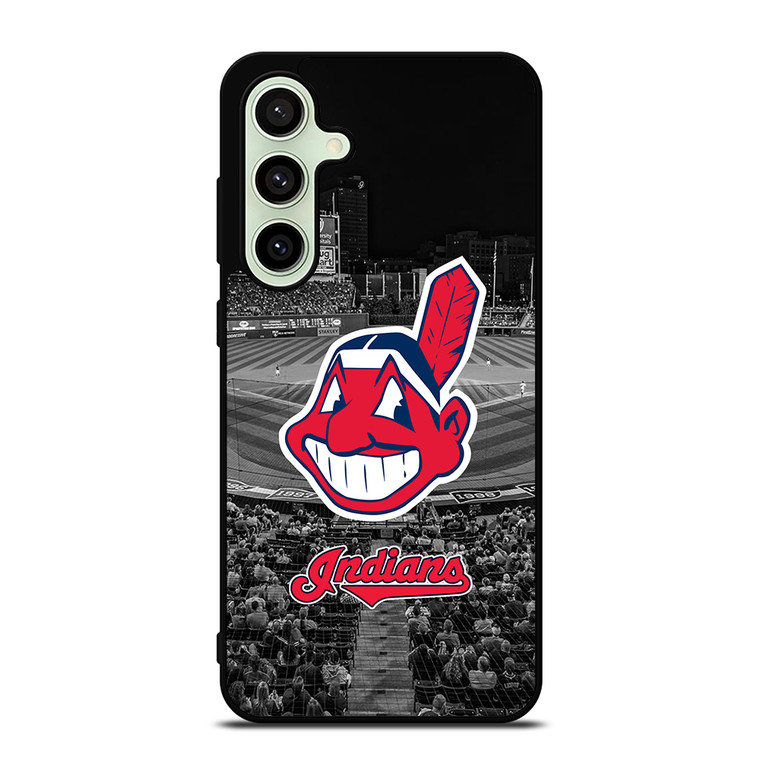 CLEVELAND INDIANS MLB ICON Samsung Galaxy S24 FE Case Cover