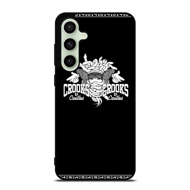 CROOKS AND CASTLES LOGO Samsung Galaxy S24 FE Case Cover