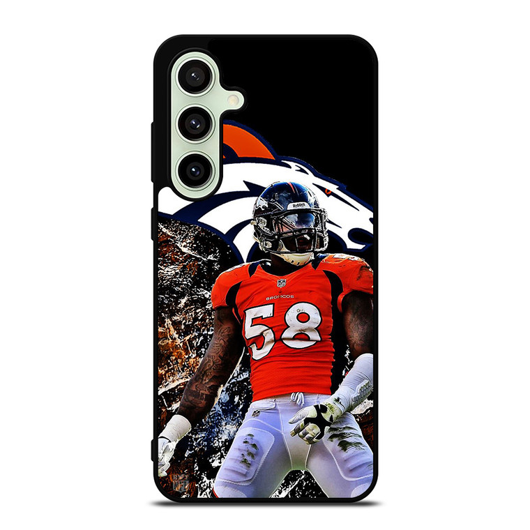 DENVER BRONCOS VON MILLER Samsung Galaxy S24 FE Case Cover