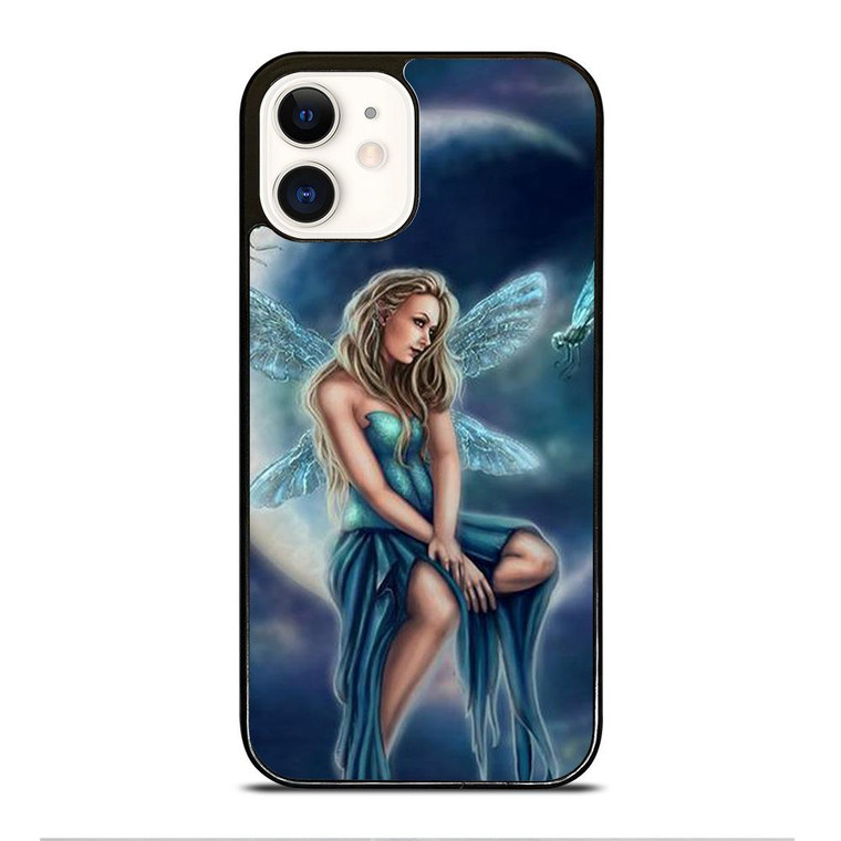 FAIRY DRAGONFLIES MOON iPhone 12 Case Cover
