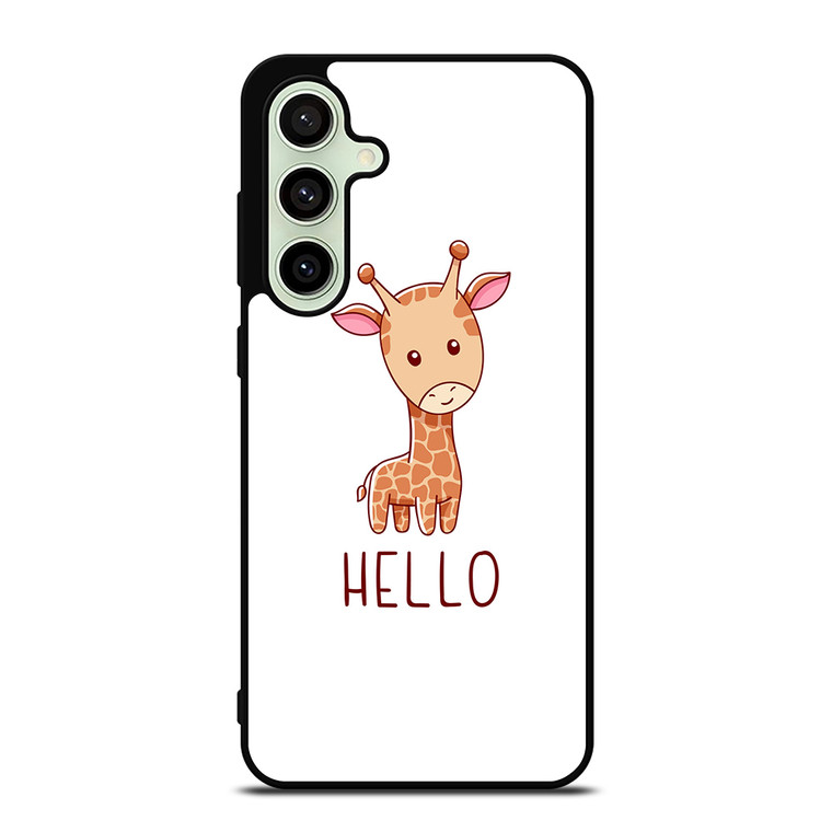 GIRAFFE HELLO Samsung Galaxy S24 FE Case Cover GIRAFFE HELLO Samsung Galaxy S24 FE Case Cover