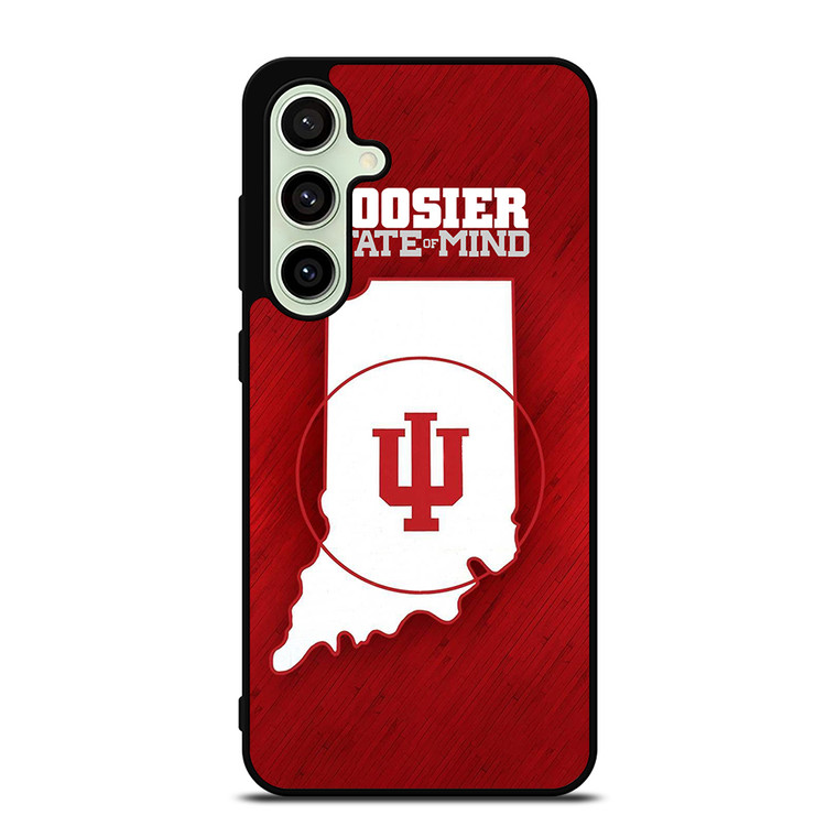 HOOSIER STATE OF MIND INDIANA BASKETBALL LOGO Samsung Galaxy S24 FE Case Cover
