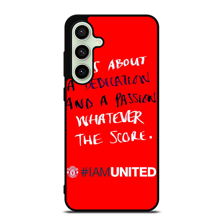 MANCHESTER UNITED I AM UNITED Samsung Galaxy S24 FE Case Cover