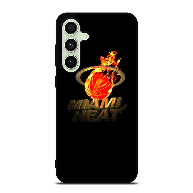 MIAMI HEAT FIRE LOGO Samsung Galaxy S24 FE Case Cover