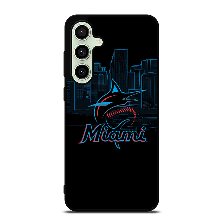 MIAMI MARLINS BLACK Samsung Galaxy S24 FE Case Cover