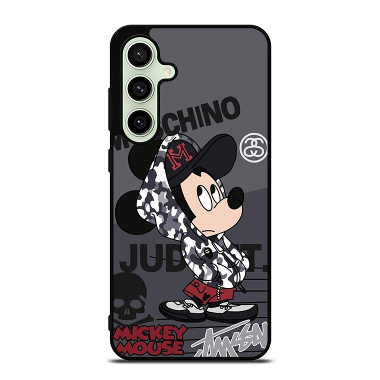 MICKEY MOUSE MOSCHINO Samsung Galaxy S24 FE Case Cover MICKEY MOUSE MOSCHINO Samsung Galaxy S24 FE Case Cover