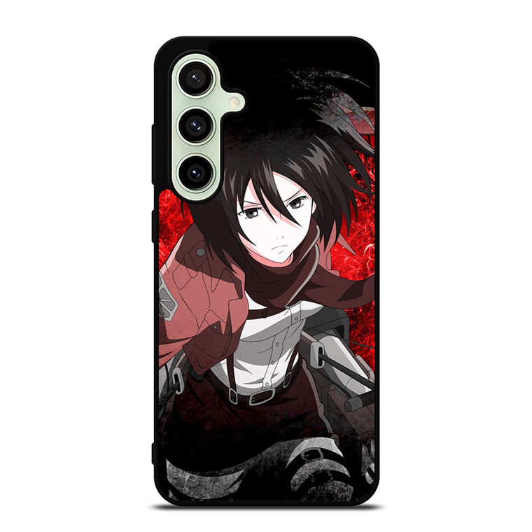 MIKASA ACKERMAN ATTACK ON TITAN 2 Samsung Galaxy S24 FE Case Cover