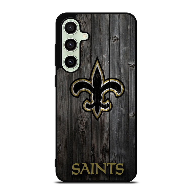 NEW ORLEANS SAINTS WOODEN Samsung Galaxy S24 FE Case Cover