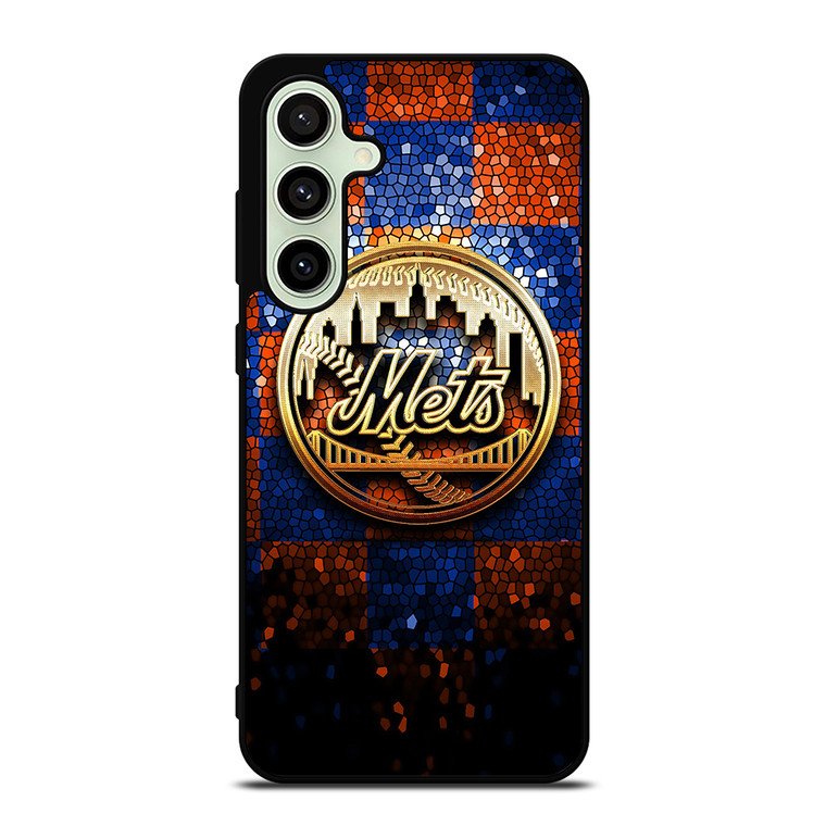 NEW YORK METS GOLD LOGO Samsung Galaxy S24 FE Case Cover NEW YORK METS GOLD LOGO Samsung Galaxy S24 FE Case Cover