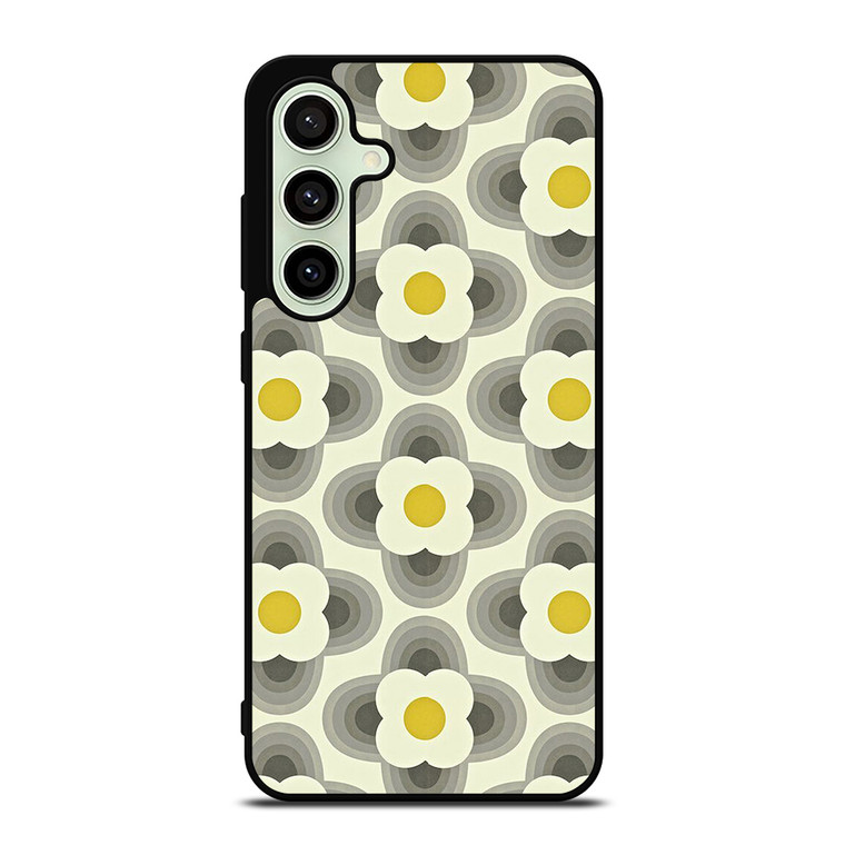 ORLA KIELY GREY PETAL Samsung Galaxy S24 FE Case Cover