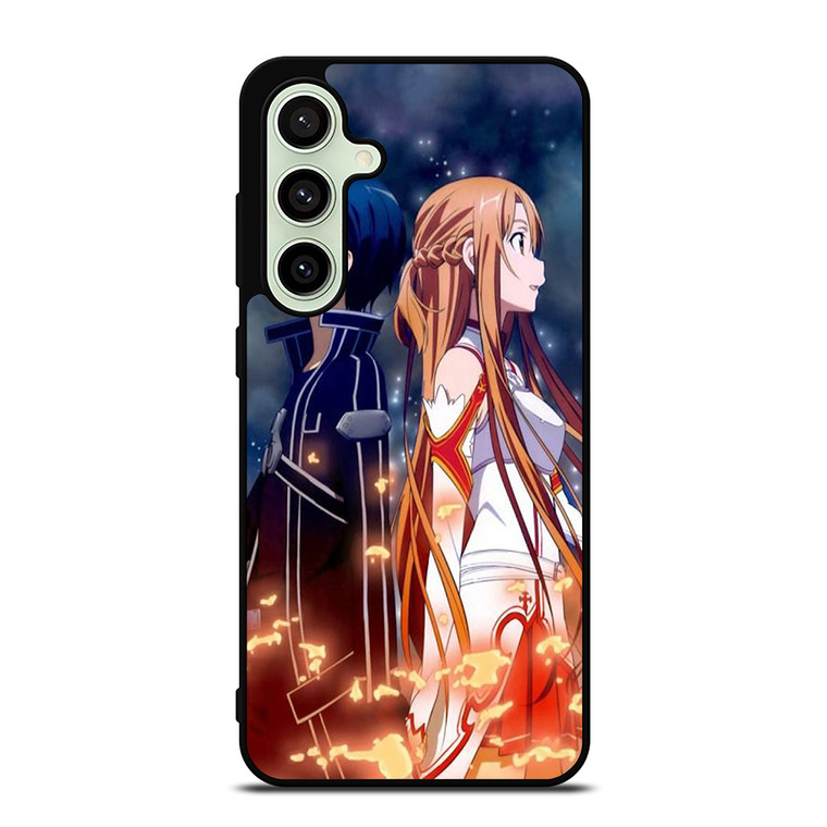 SWORD ART ONLINE KIRITO AND ASUNA 2 Samsung Galaxy S24 FE Case Cover SWORD ART ONLINE KIRITO AND ASUNA 2 Samsung Galaxy S24 FE Case Cover