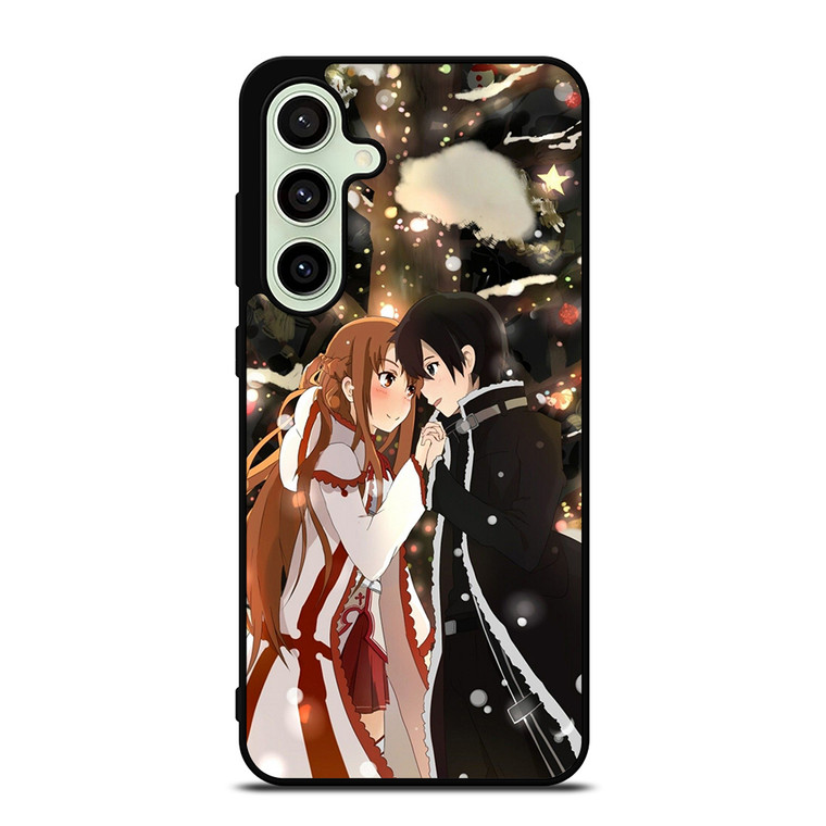 SWORD ART ONLINE KIRITO AND ASUNA Samsung Galaxy S24 FE Case Cover SWORD ART ONLINE KIRITO AND ASUNA Samsung Galaxy S24 FE Case Cover