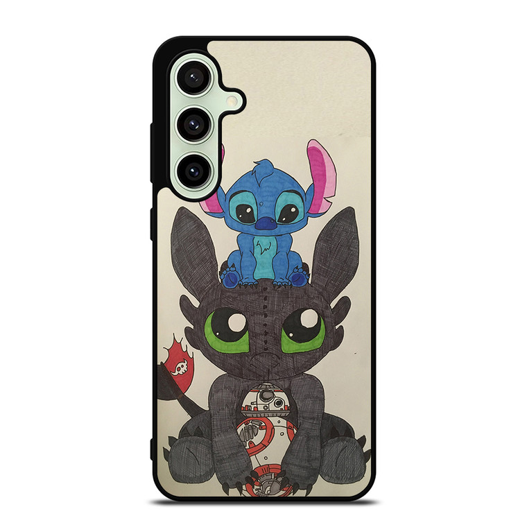TOOTHLESS AND STITCH Samsung Galaxy S24 FE Case Cover