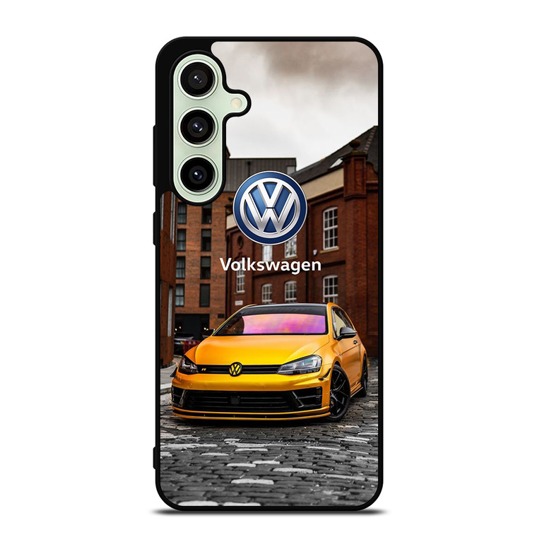 VW VOLKSWAGEN GTI CAR YEELOW Samsung Galaxy S24 FE Case Cover VW VOLKSWAGEN GTI CAR YEELOW Samsung Galaxy S24 FE Case Cover