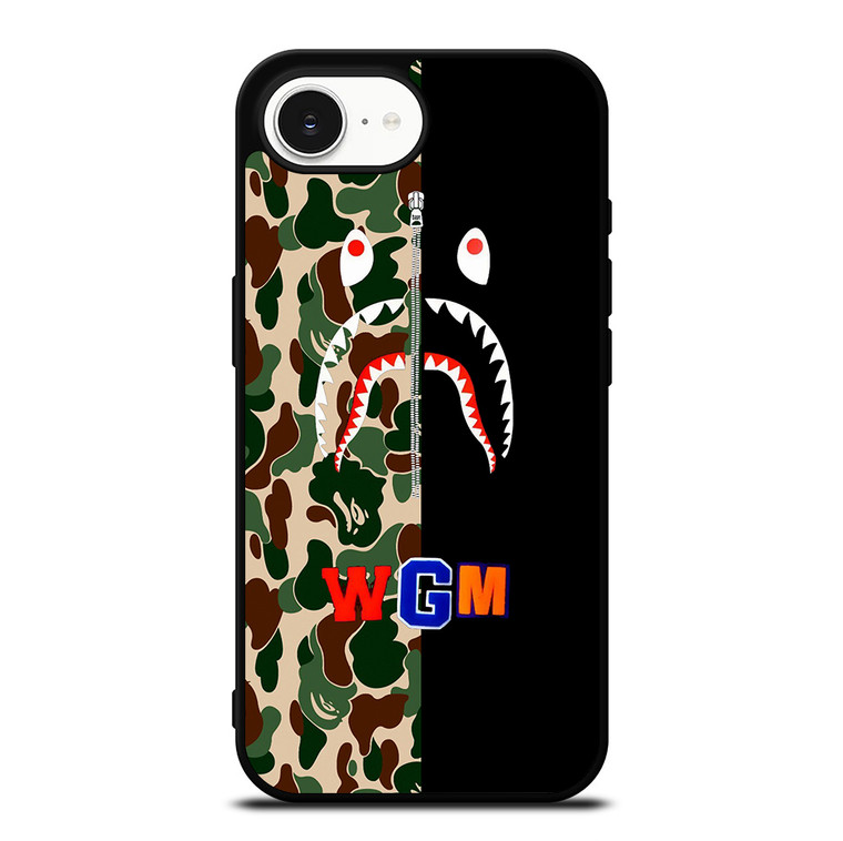 BAPE CAMO SHARK WGM iPhone 16e Case Cover