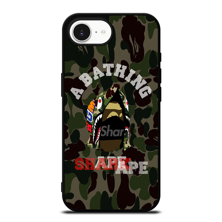BAPE SHARK CAMO iPhone 16e Case Cover