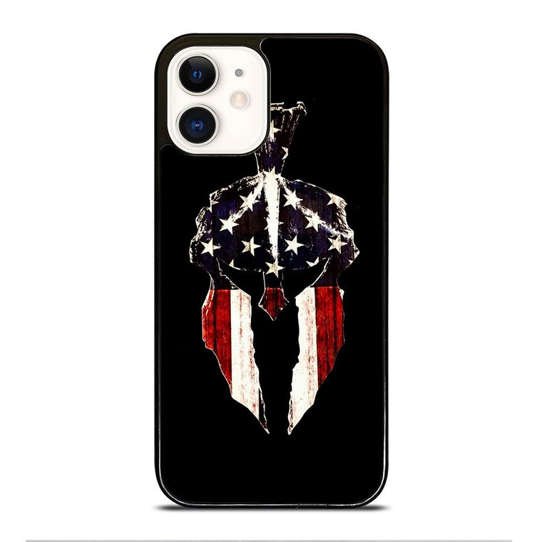 MOLON LABE AMERICAN FLAG ICON iPhone 12 Case Cover