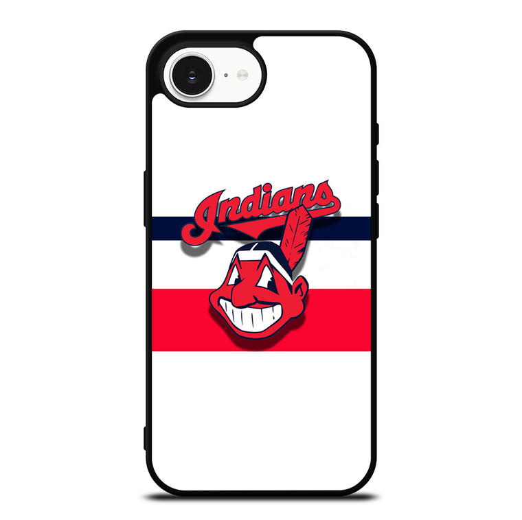 CLEVELAND INDIANS STRIPE LOGO iPhone 16e Case Cover