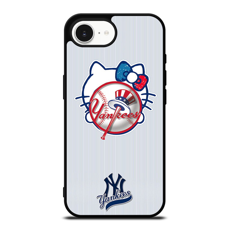 HELLO KITTY NEW YORK YANKEES iPhone 16e Case Cover