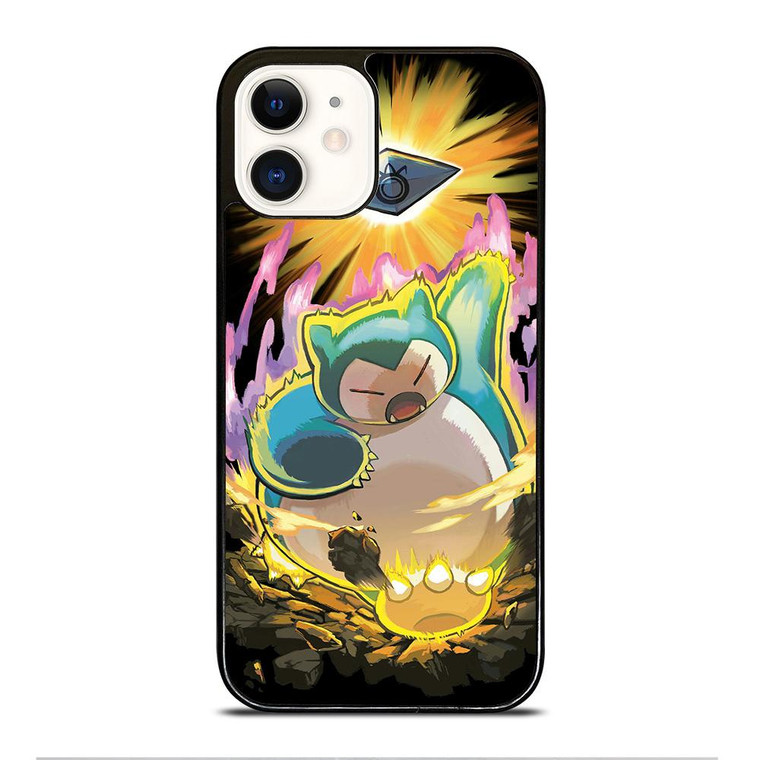 SNORLAX POKEMON ART iPhone 12 Case Cover