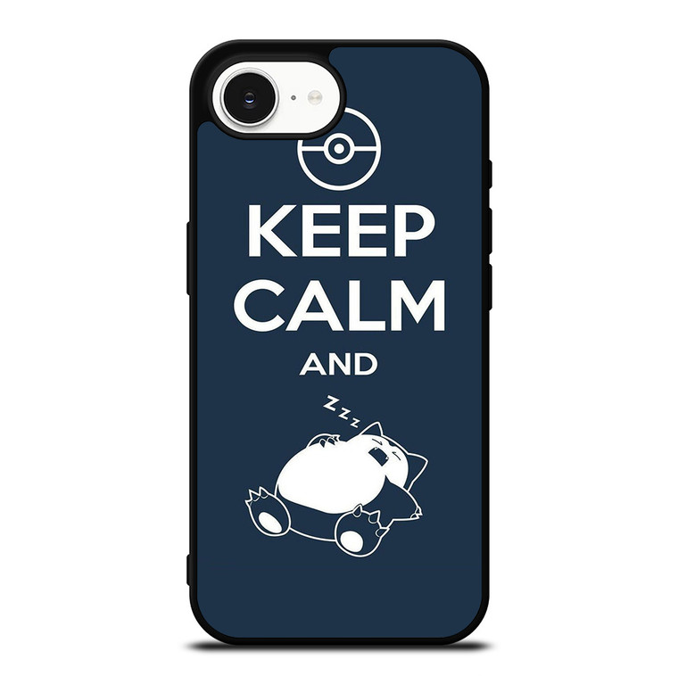 KEEP CALM SNORLAX iPhone 16e Case Cover
