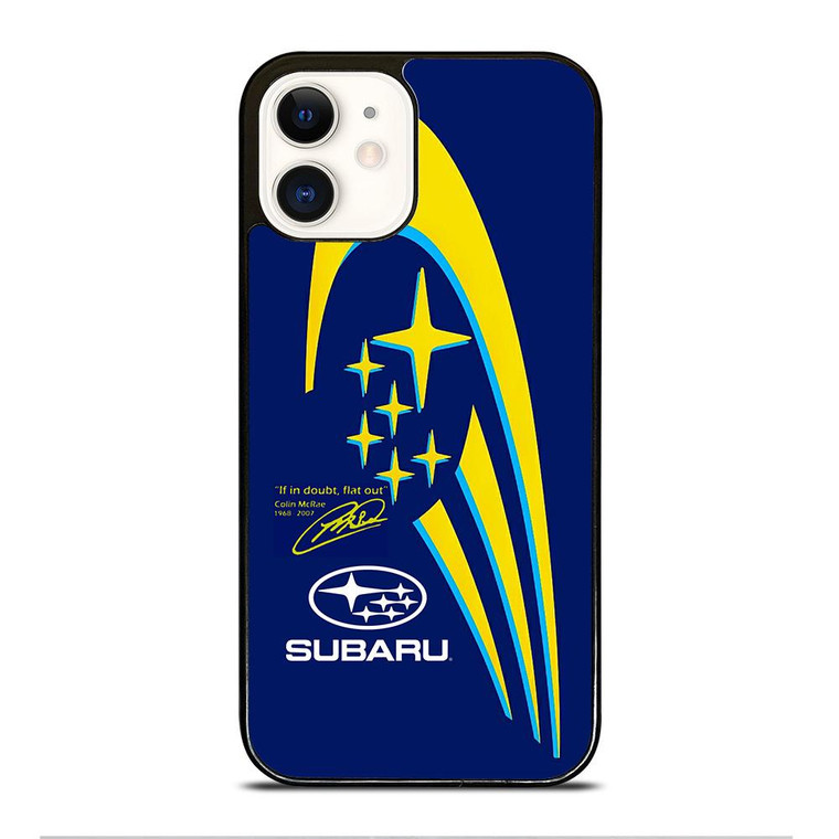 SUBARU STRIPE LOGO iPhone 12 Case Cover