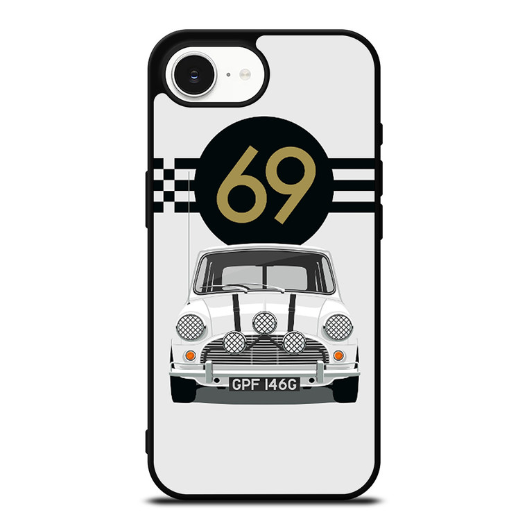 MINI COOPER WHITE 69 iPhone 16e Case Cover