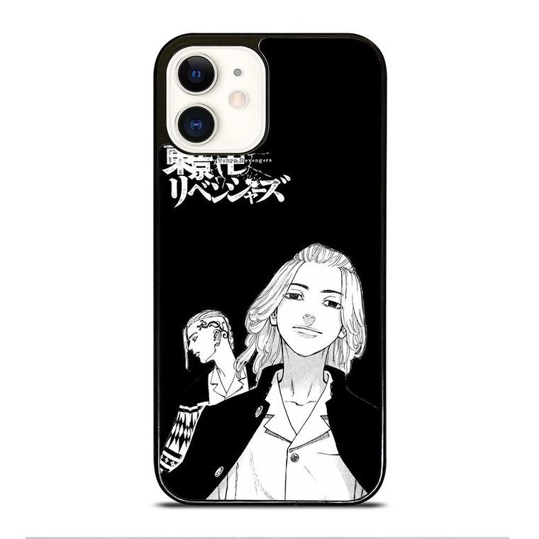 TOKYO REVENGERS BLACK WHITE iPhone 12 Case Cover