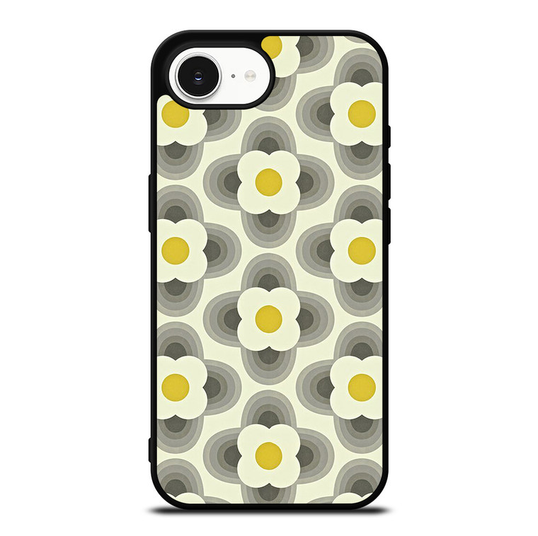 ORLA KIELY GREY PETAL iPhone 16e Case Cover