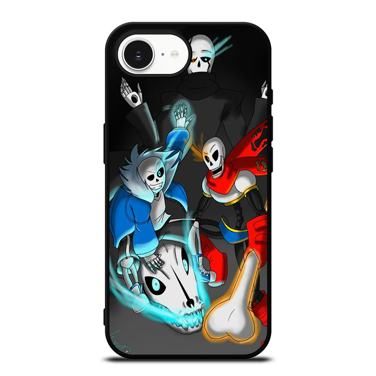 PAPYRUS AND SANS UNDERTALE CARTOON iPhone 16e Case Cover