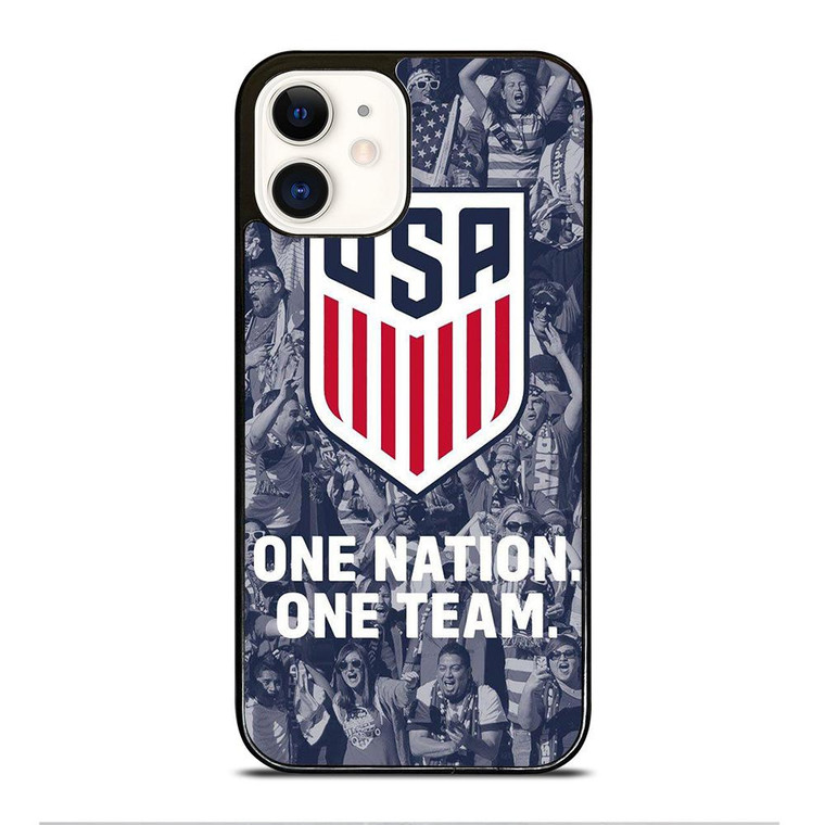 USA SOCCER TEAM ONE NATION ONE TEAM iPhone 12 Case Cover