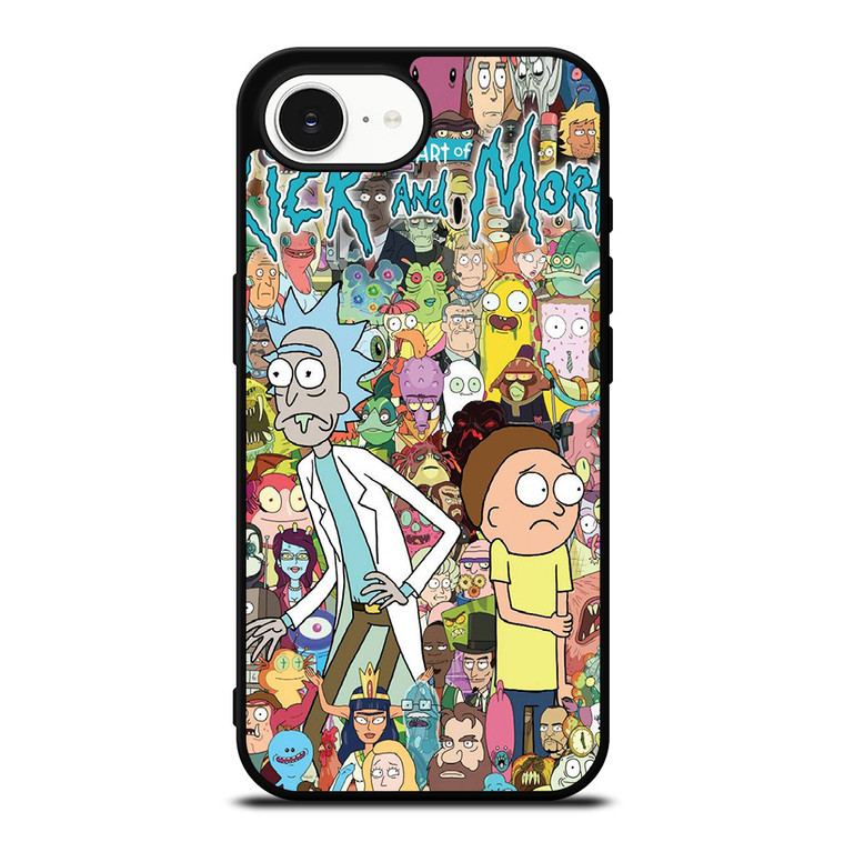 RICK AND MORTY CHHARACTER iPhone 16e Case Cover