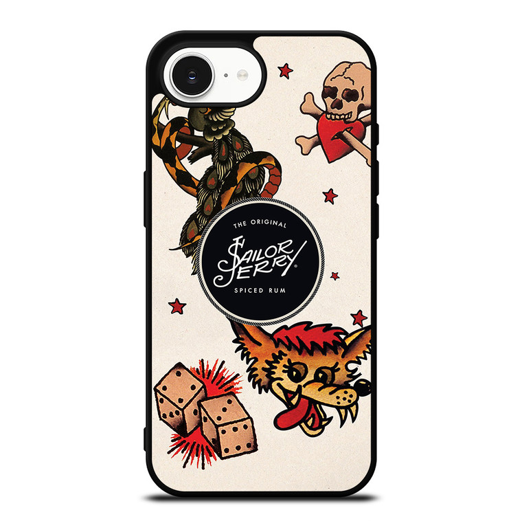 SAILOR JERRY TATTOO LOGO iPhone 16e Case Cover