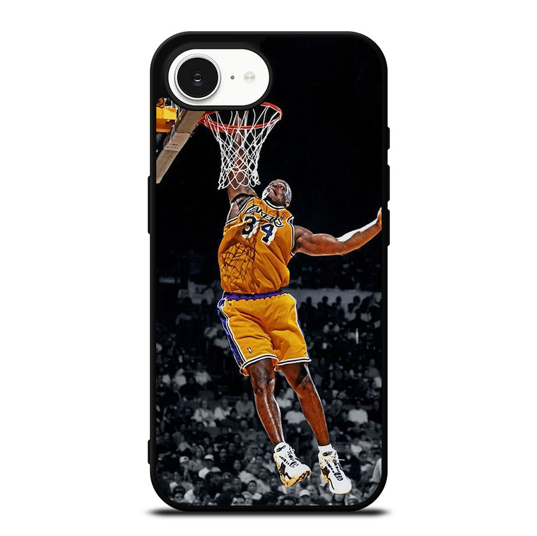 SHAQUILLE O'NEAL LA LAKERS JUMP iPhone 16e Case Cover