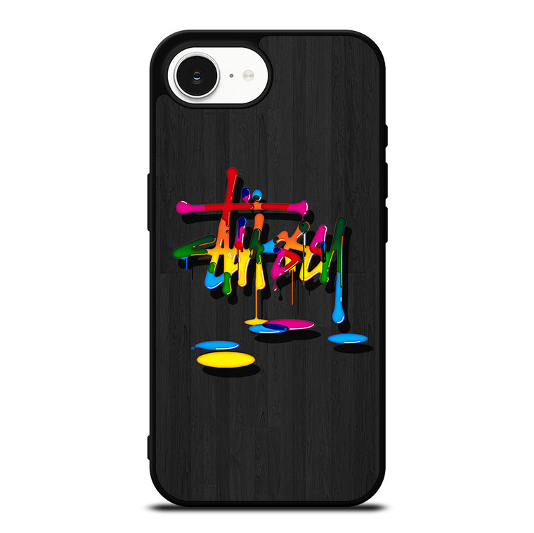 STUSSY PAINT LOGO iPhone 16e Case Cover
