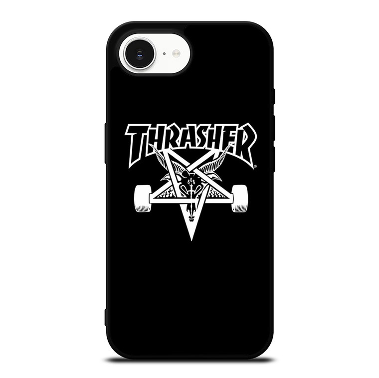 THRASER SKATEBOARD BLACK iPhone 16e Case Cover